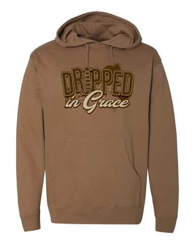 Dripped in Grace Hoodie – Saddle