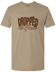 Dripped in Grace Tee - Tan