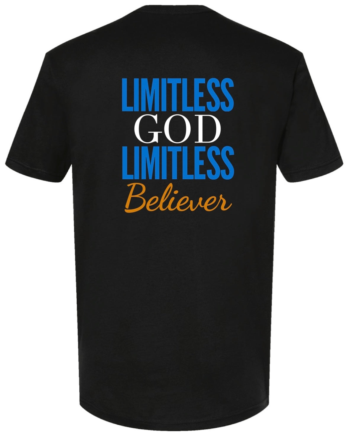 Limitless God, Limitless Believer Tee - Black