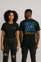 Limitless God, Limitless Believer Tee - Black