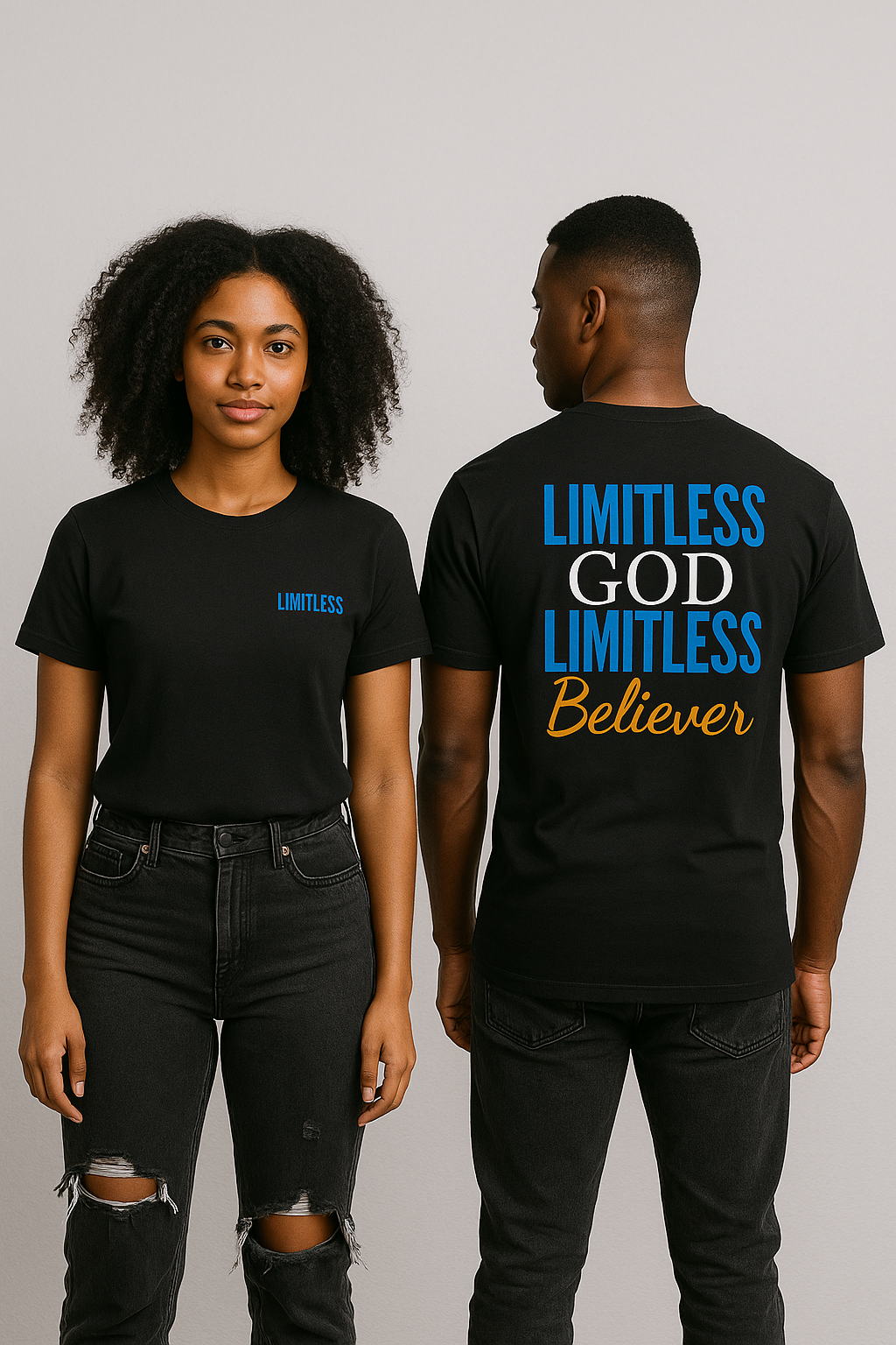 Limitless God, Limitless Believer Tee - Black