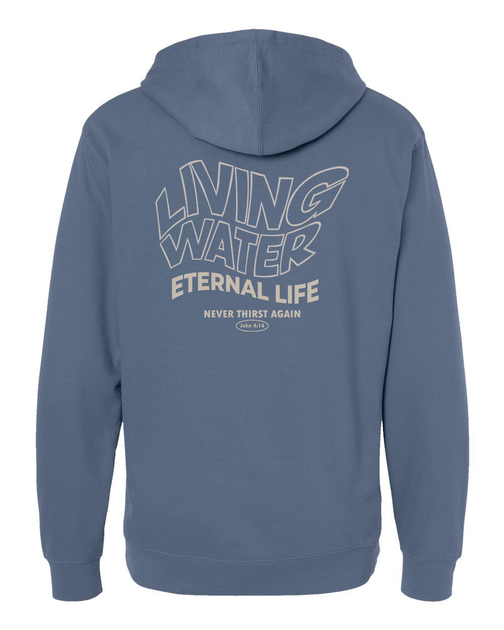 Living Water Hoodie - Storm Blue