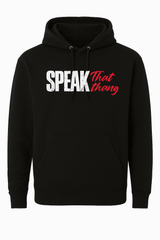 Speak That Thang Hoodie - Black