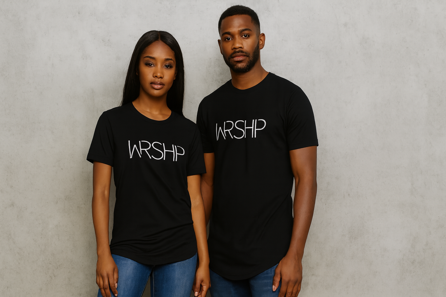 WRSH̶P Swoop Tee - Black