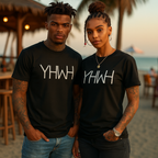 YHWH Swoop Tee - Black