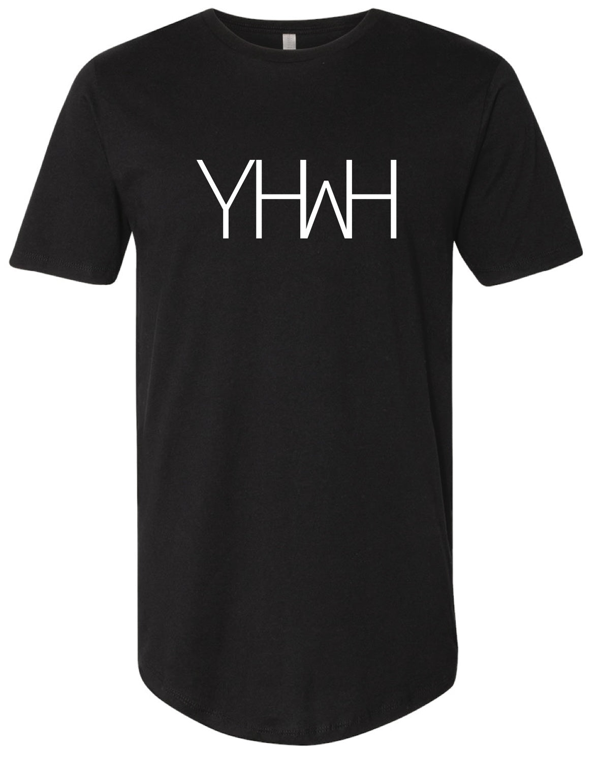 YHWH Swoop Tee - Black